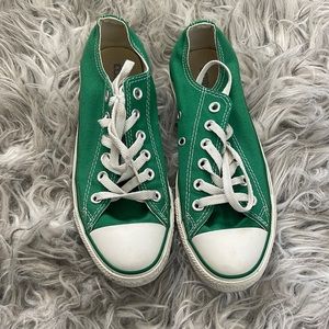 Green converse chucks
